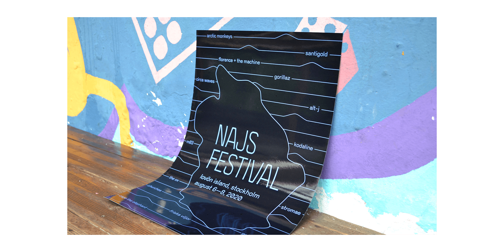 poster design for a music festival